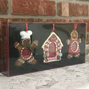 Rare St.Nicholas Gingerbread Ornament Gift Box Set